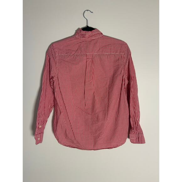 Ralph Lauren Red and white gingham button up size large 14/16 - Picture 3 of 3
